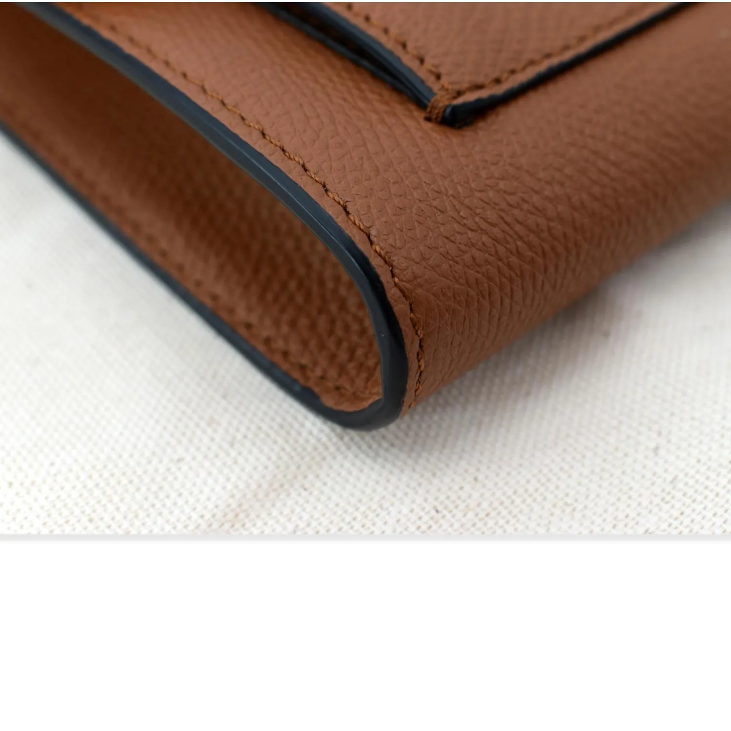 VALENTINO  Garavani Vsling Mini Leather Shoulder Bag Brown