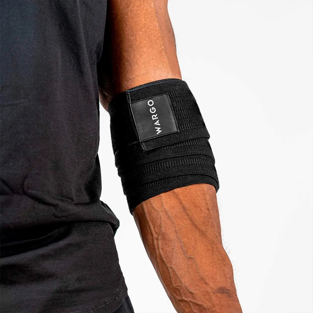 VENDAS CODO PARA GYM - GREEN ARMY STRIPE