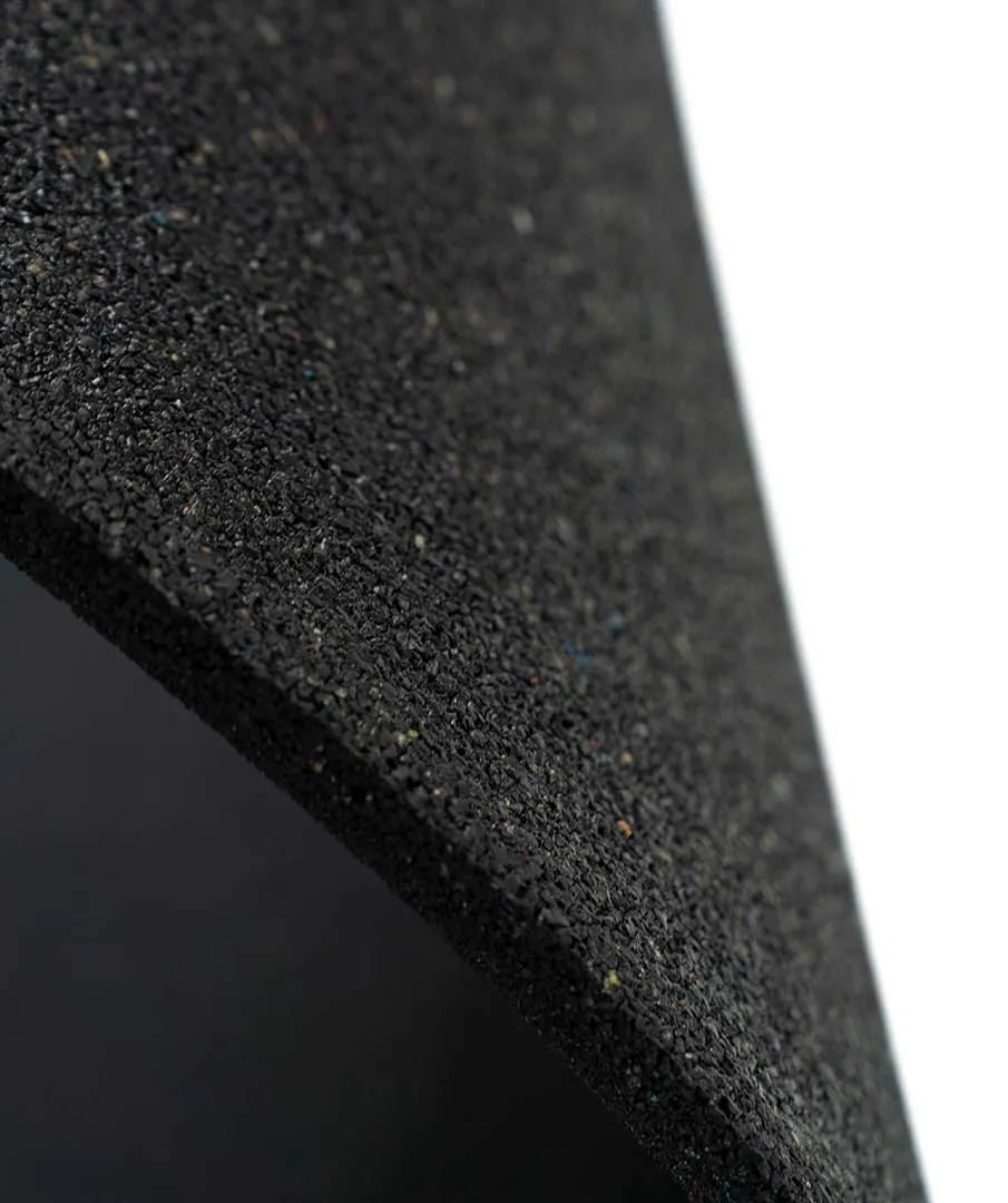 Verve - Rubber Gym Flooring - Black - 15mm
