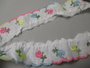 Vintage 50s Eyelet edge trim