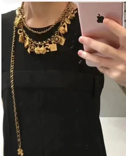 Vintage High End Necklace Bracelet and Brooch Sets Jewelry Gift For Women
