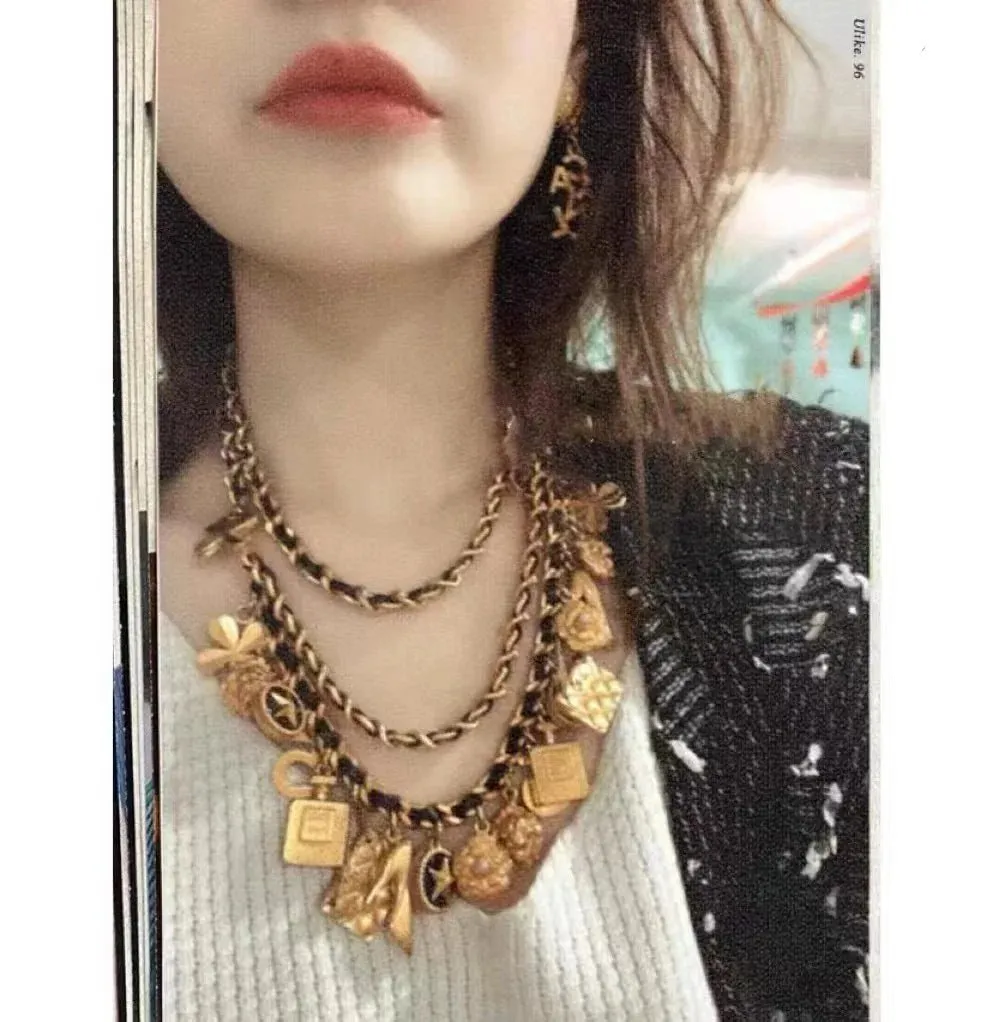 Vintage High End Necklace Bracelet and Brooch Sets Jewelry Gift For Women