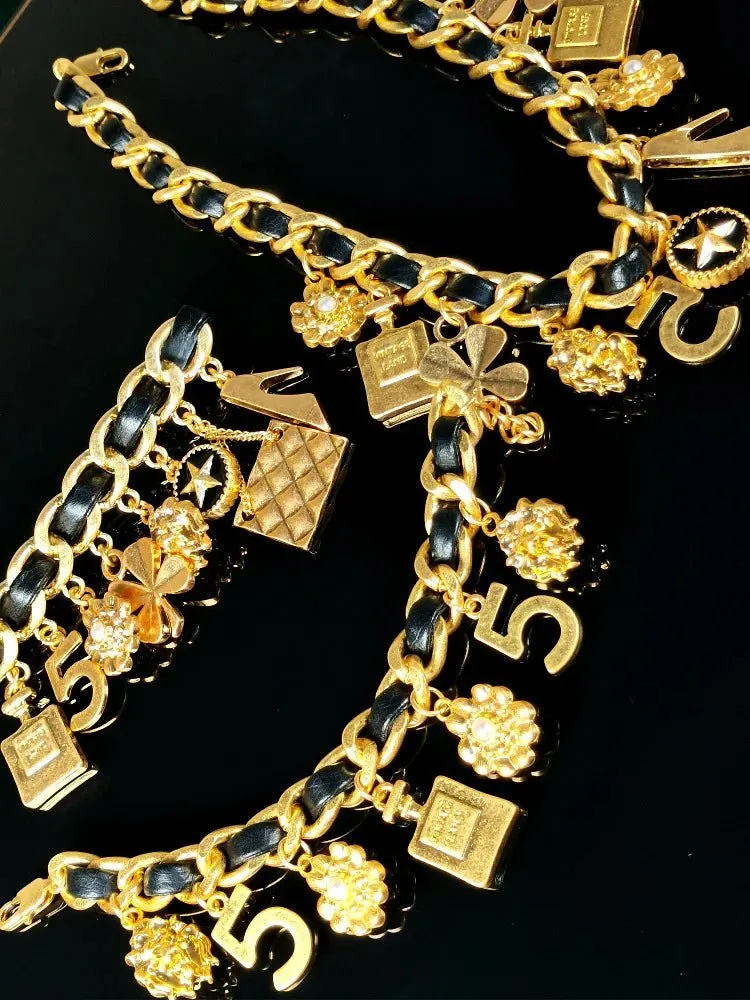 Vintage High End Necklace Bracelet and Brooch Sets Jewelry Gift For Women