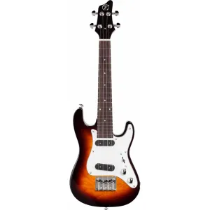 Vorson ST Style Solid Body Electric Ukulele in Quilted Vintage Sunburst