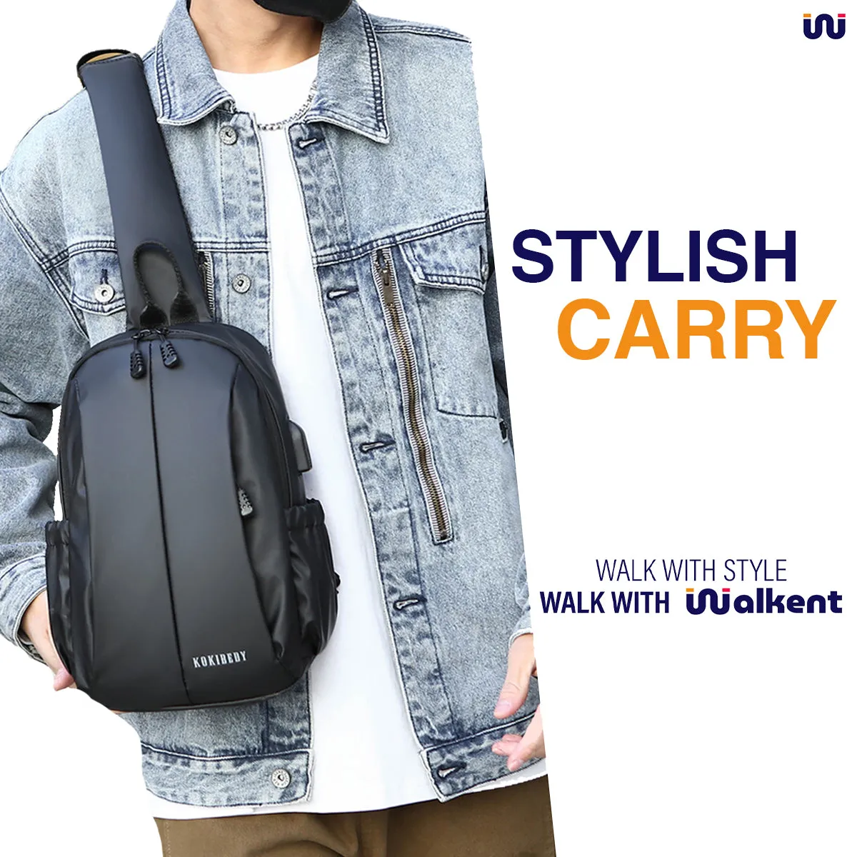 WALKENT Sling Cross Shoulder Bag  - Model Blake