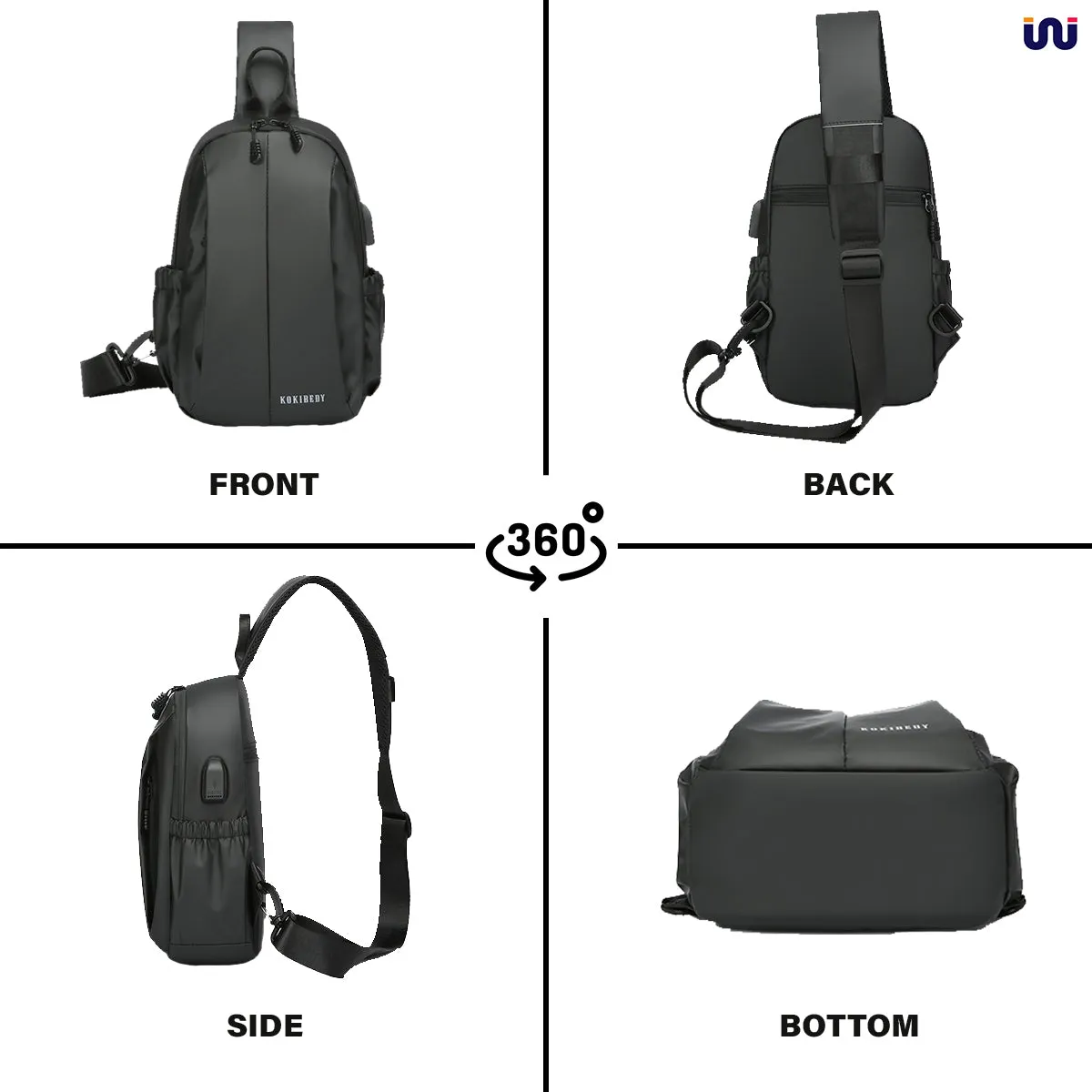 WALKENT Sling Cross Shoulder Bag  - Model Blake