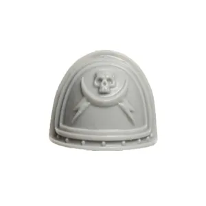 Warhammer 40K Forge World Space Marines White Scars Hibou Khan Shoulder Pad B