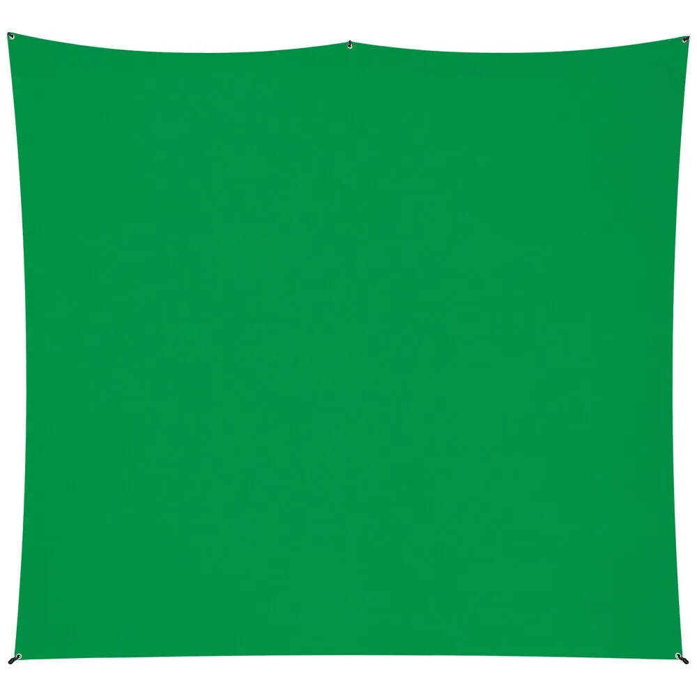 Westcott X-Drop Pro Water-Resistant Backdrop Kit | Chroma-Key Green, 8 x 8'