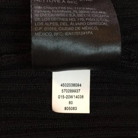 WHBM | Ribbed Snap-Front Henley Black