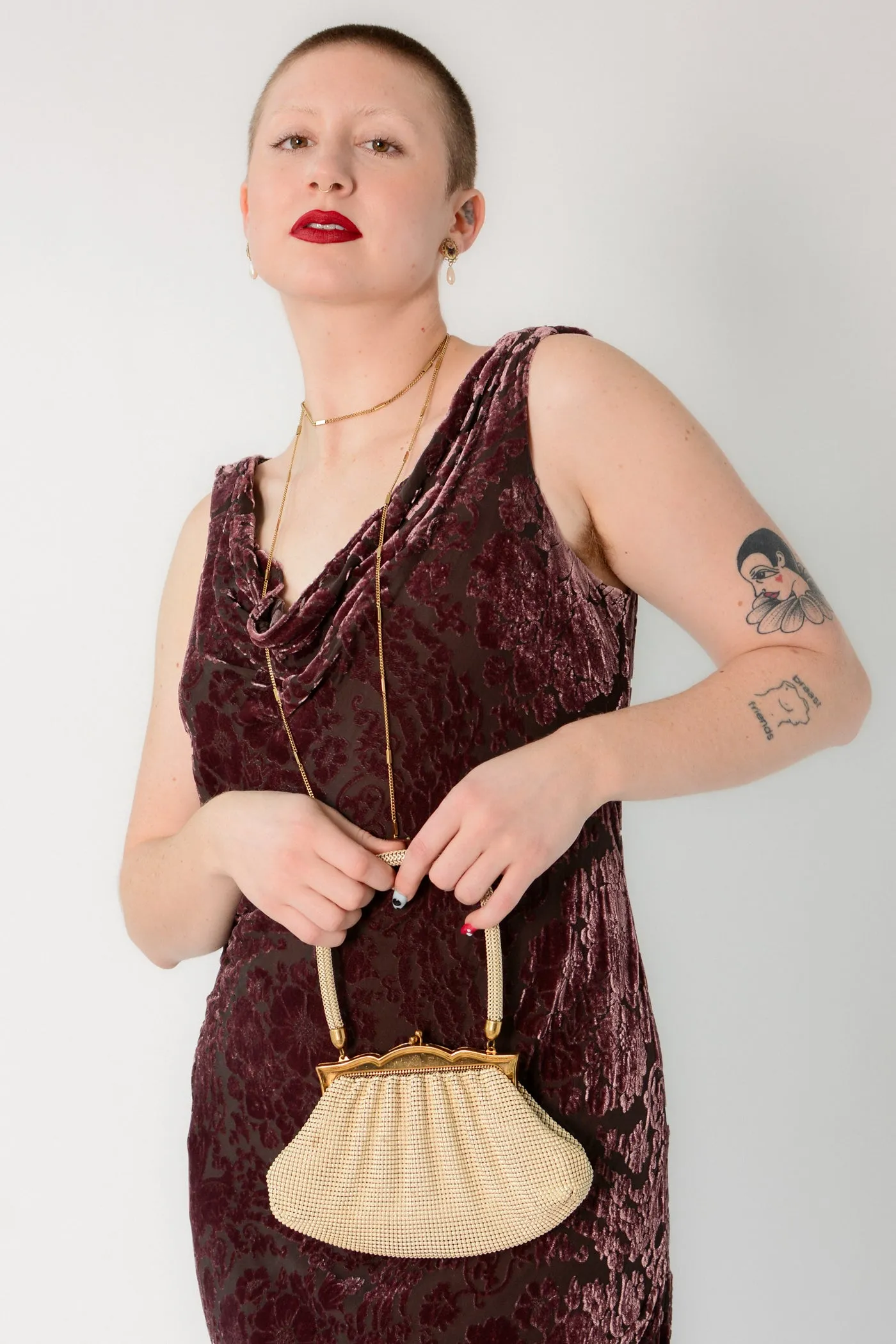 Whiting & Davis Petite Metal Mesh Bag