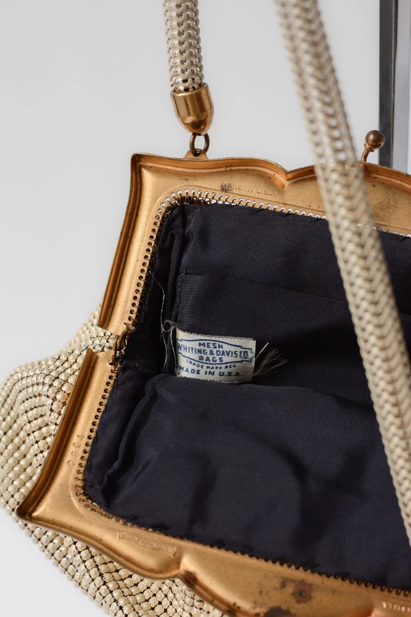 Whiting & Davis Petite Metal Mesh Bag