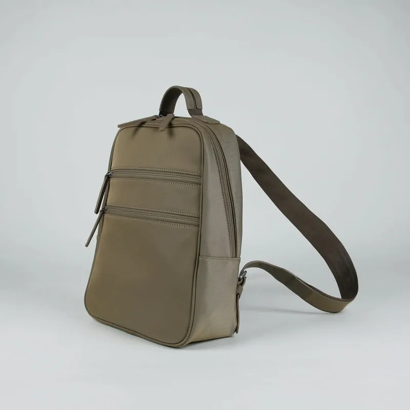Womens Nylon Backpack Bag Green Best Satchel Backpack Nylon School Rucksack for Ladies