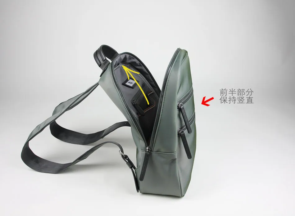 Womens Nylon Backpack Bag Green Best Satchel Backpack Nylon School Rucksack for Ladies