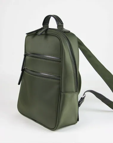 Womens Nylon Backpack Bag Green Best Satchel Backpack Nylon School Rucksack for Ladies