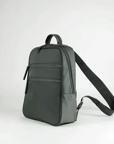 Womens Nylon Backpack Bag Green Best Satchel Backpack Nylon School Rucksack for Ladies