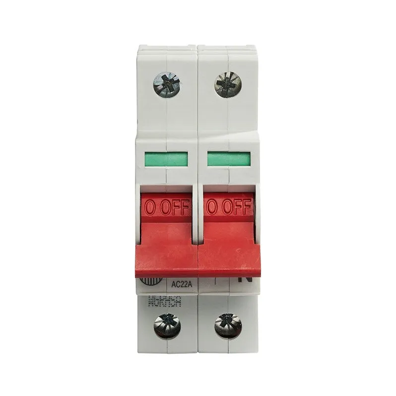 Wylex WS102 100A DP Main Switch