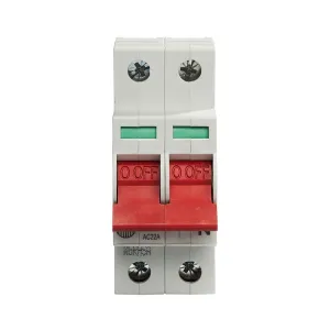 Wylex WS102 100A DP Main Switch