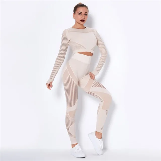 Yoga Set Sport Outfits Women Gym suit