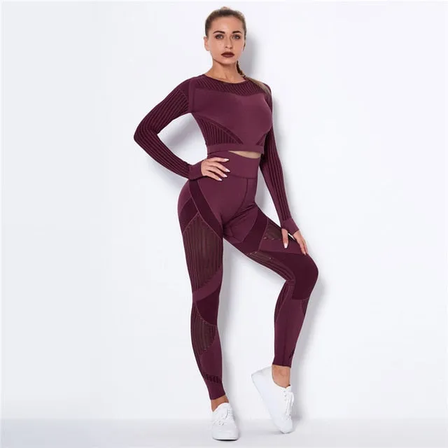 Yoga Set Sport Outfits Women Gym suit