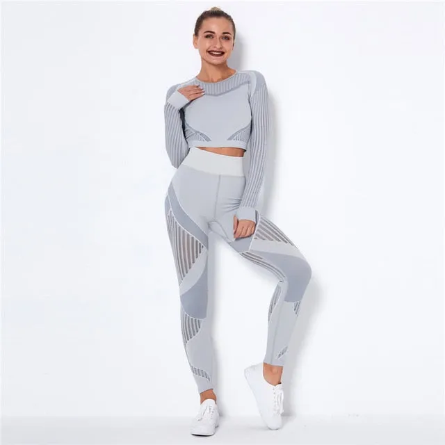Yoga Set Sport Outfits Women Gym suit