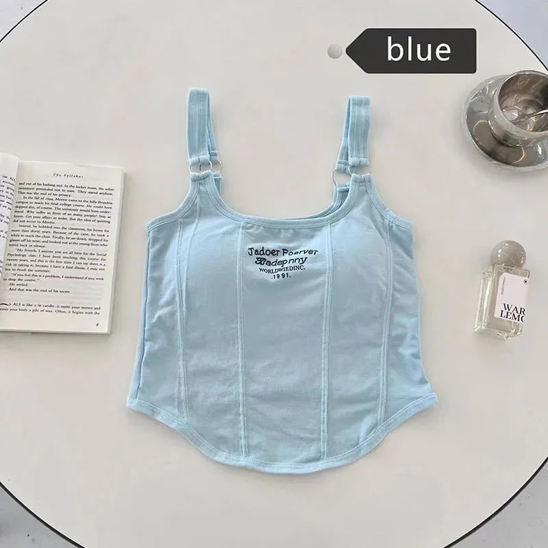 Yoga Top For Women Loose Fit Workout Crop Tops Tank Gym Wear Fitness Sleeveless Cami Sport Shirts Running Vest Built In Bra