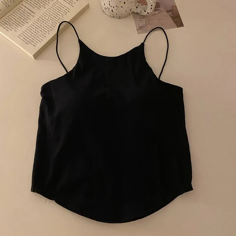 Yoga Top For Women Loose Fit Workout Crop Tops Tank Gym Wear Fitness Sleeveless Cami Sport Shirts Running Vest Built In Bra