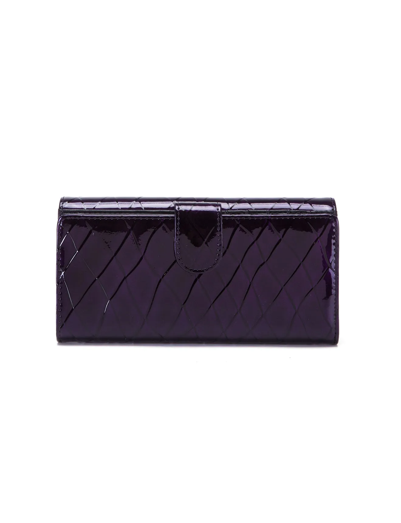 YOLANDA LARGE  PATENT LEATHER WALLET WITH RFID- WSF2701- NEW IN