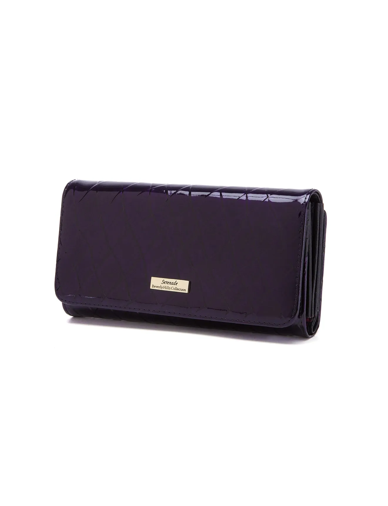 YOLANDA LARGE  PATENT LEATHER WALLET WITH RFID- WSF2701- NEW IN