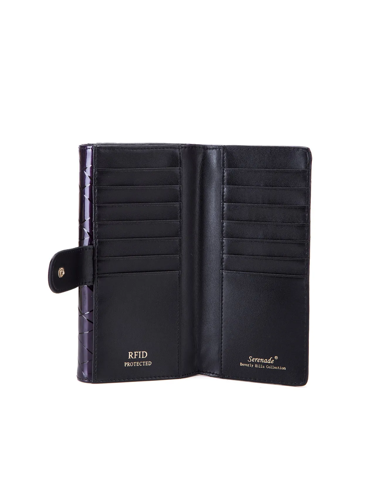 YOLANDA LARGE  PATENT LEATHER WALLET WITH RFID- WSF2701- NEW IN