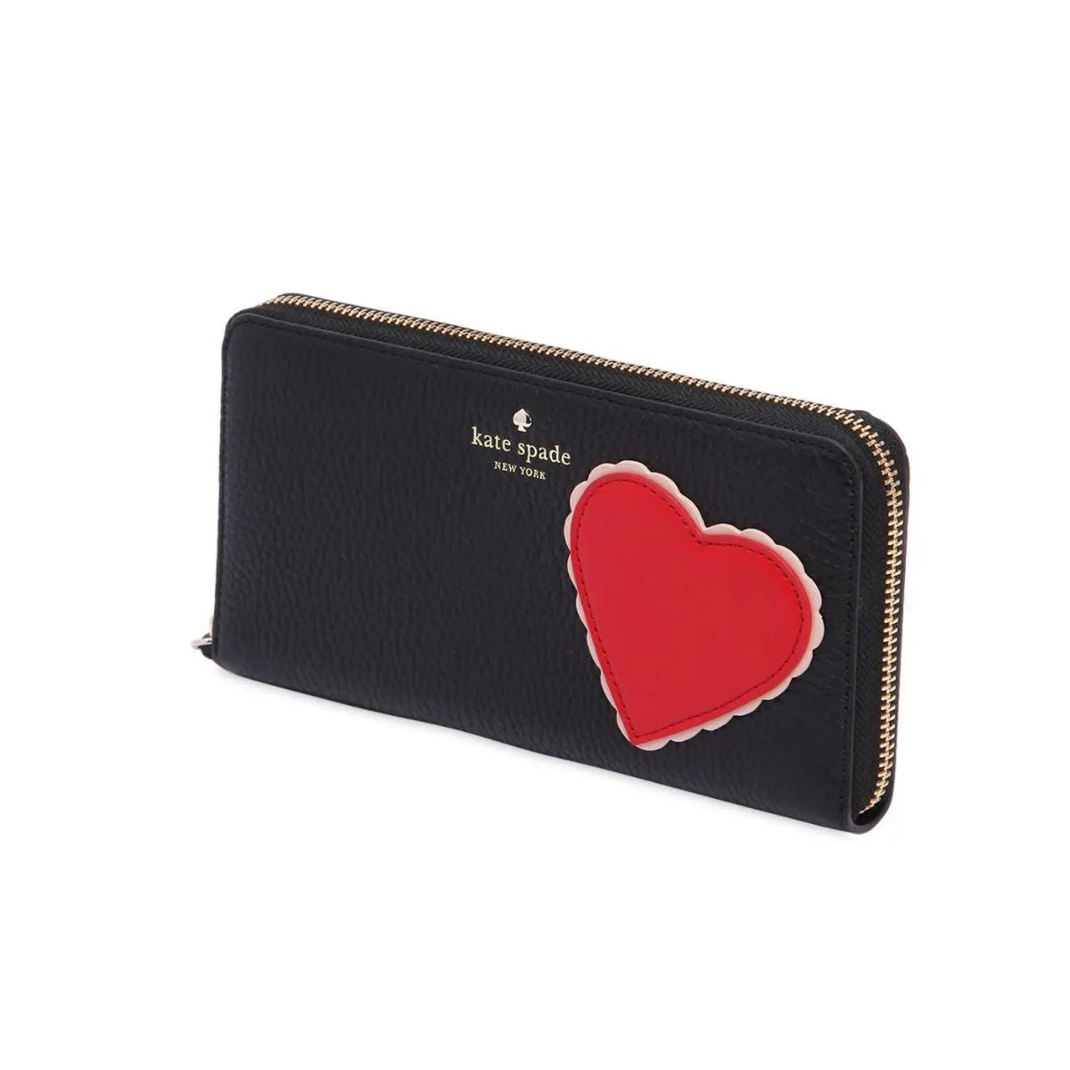 Yours Truly Heart Applique Lacey Wallet
