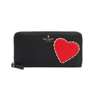 Yours Truly Heart Applique Lacey Wallet