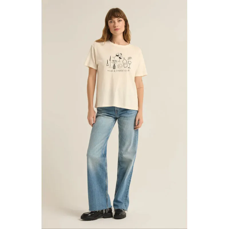 Z Supply Wine & Cheese Pacific Tee